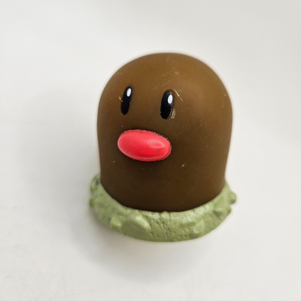 Vintage 1999 Burger King Pokémon Diglett Spinner‎ Top Toy Nintendo GL-159